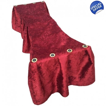 Frameless Church Truck Drapes  _  Solid Color