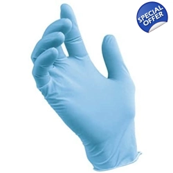 GLOVES - Nitrile 4 Mil - Lt Blue