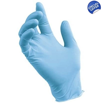 GLOVES - Nitrile 4 Mil - Lt Blue