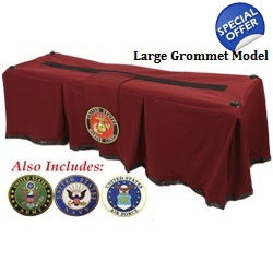 Frameless Church Truck Drapes _ Honor and Service