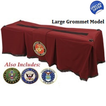 Frameless Church Truck Drapes  _  Honor and Service