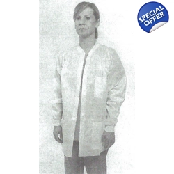 Lab Jacket -  White Disposable
