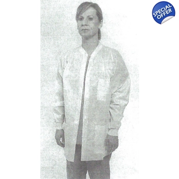 Lab Jacket -  White Disposable