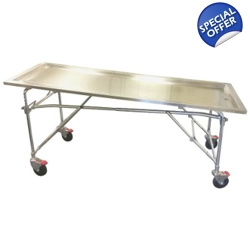 Embalming Table - Regency FOLDING Multi-Level Embalming Table 650 lbs