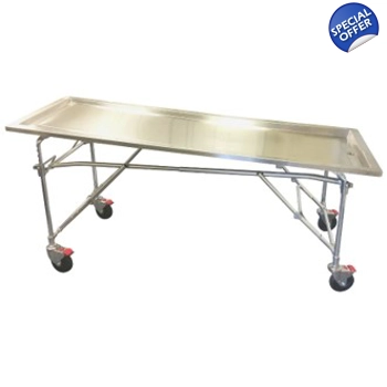 Embalming Table - Regency FOLDING Multi-Level Embalming Table 650 lbs