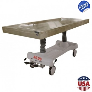 Embalming Table - Regency 1000-lbs Oversized Hydraulic Embalming Table