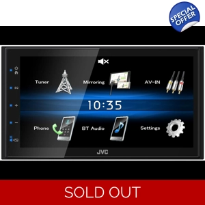 JVC KW M25bt Double-Din In-Car Headunit