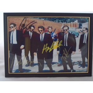 Reservoir Dogs Signed Print & Frame - a4