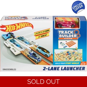Hot Wheels Custom 2 Lane Launcher Kit
