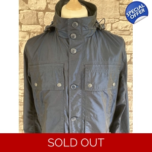 Pretty Green Lightweight Terraces Jacket - Navy - Medium
