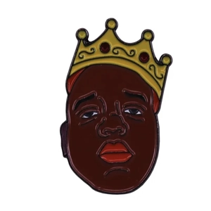 Hip Hop Enamel Pin Broach Biggie