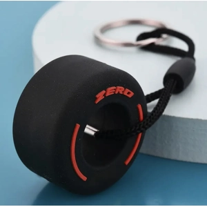 F1 Pirelli Soft Tyre Keychain