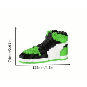 Trainers Building Block Set Basketball Shoes Model - Green Trainers Building Block Set Basketball Shoes Model - Green