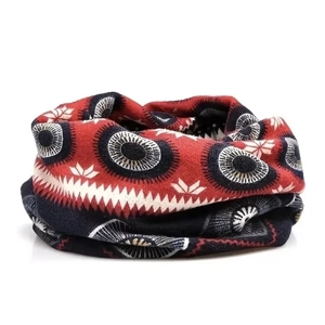 Ethnic Style Pullover Snood-type Beanie