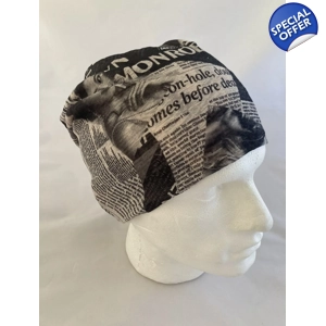 US Newspaper-Print Funky Beanie Hat US Newspaper-Print Funky Beanie Hat