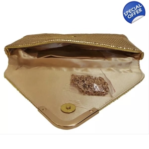 Madam Posh Gold Ladies Clutch Bag - RRP £49.99