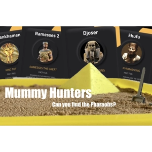 Ancient Egypt Dig for Famous Pharaohs 1-4 Players Mummy Hunters Excavation Game