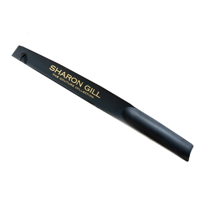 Luxury Wooden Shoe Horn - Sleek Black