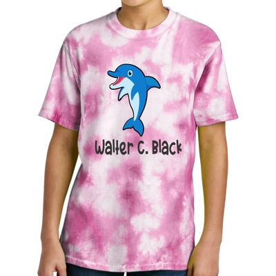 Pink Short Sleeve Tie Dye Youth or Adult Pink Short Sleeve Tie Dye Youth or Adult