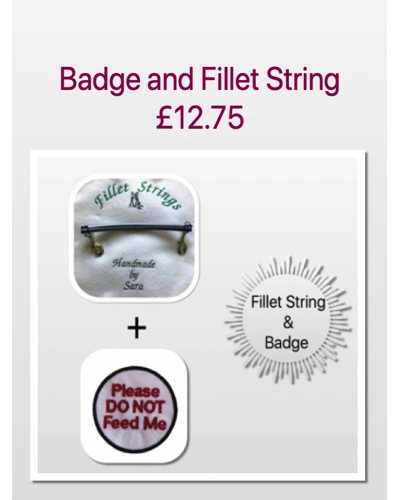 Embroidered Badge and Fillet String