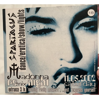 Madonna Party Flyer Madonna Party Flyer