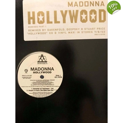 Madonna Hollywood 12" Vinyl Promo Madonna Hollywood 12" Vinyl Promo