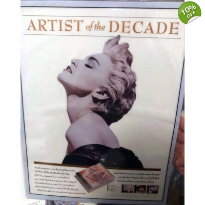 Madonna Artist of the Decade Standee