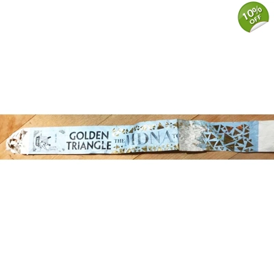 Madonna Light Blue Pit Bracelet Golden Triangle MDNA Tor Madonna Light Blue Pit Bracelet Golden Triangle MDNA Tor