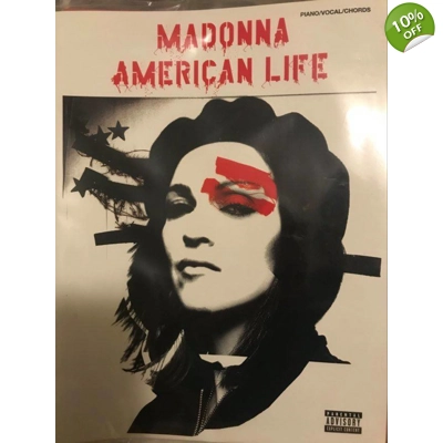 Madonna American Life Song/Music Book Madonna American Life Song/Music Book