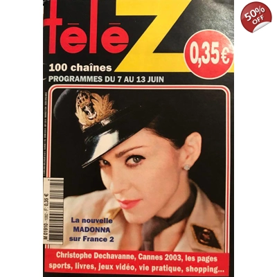 Madonna Tele Z Magazine