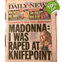 Madonna NY Daily News Cover Story..