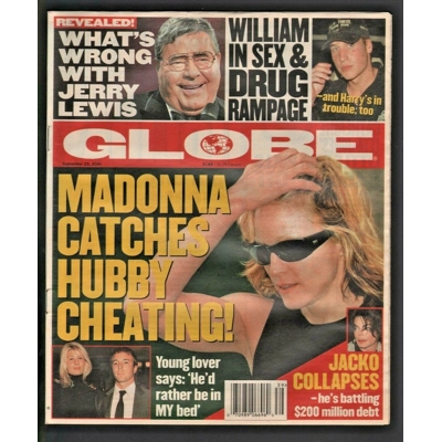 Madonna Globe Magazine September 2001