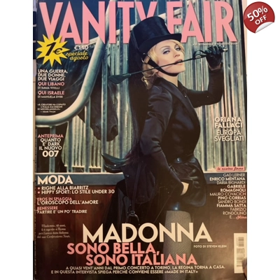 Madonna Vanitiy Fair from Italy Madonna Vanitiy Fair from Italy