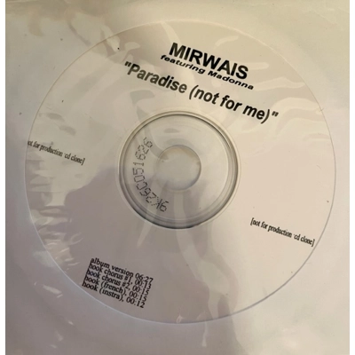 Madonna (Paradise Not For Me) CDR Madonna (Paradise Not For Me) CDR
