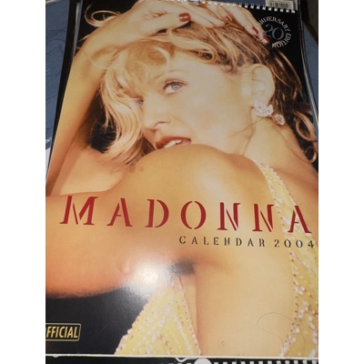 Madonna Calendar Large over sized 16x12 2004