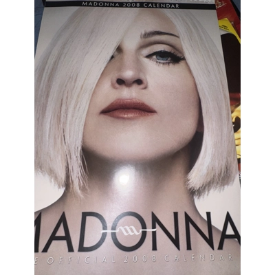 Madonna Calendar Large over sized 16x12 2008 Madonna Calendar Large over sized 16x12 2008