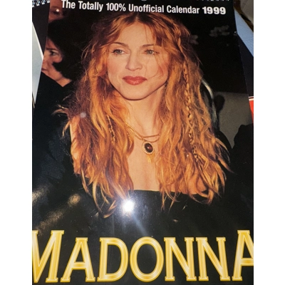 Madonna Calendar Large over sized 16x12 1999