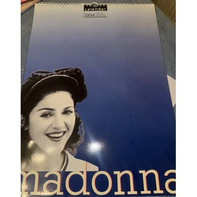 Madonna Calendar Large over sized 16x12 1994