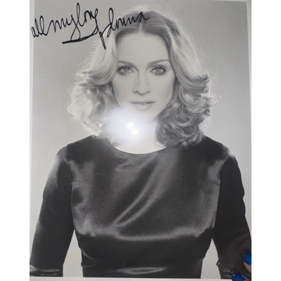 Madonna Icon Fanclub Autograph Replica Print Madonna Icon Fanclub Autograph Replica Print