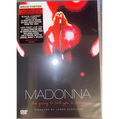 Madonna I'm Going to Tell You a Secret DVD/CD DVD CASE EUROPEAN EDITION Madonna I'm Going to Tell You a Secret DVD/CD DVD CASE EUROPEAN EDITION