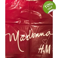 Madonna H&M Shopping Plastic Bag