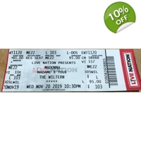 Madonna Tour Ticket Los Angeles