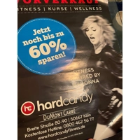 Madonna Hard Candy Fitness Poster