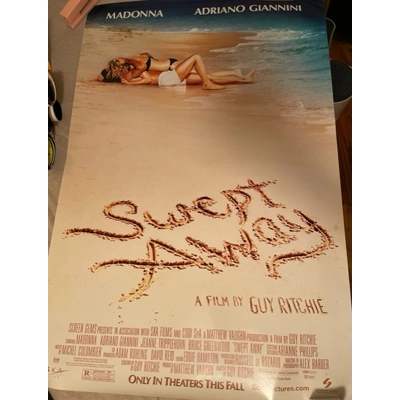 Madonna Swept Away Film Poster Madonna Swept Away Film Poster