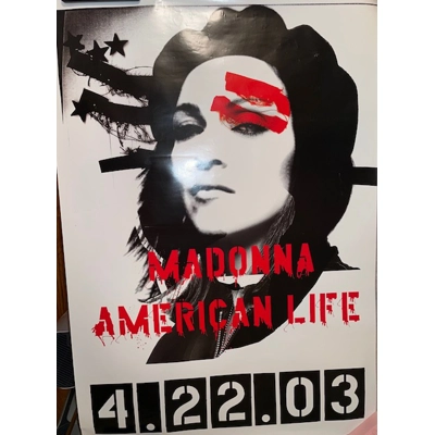 Madonna American Life Poster Teaser Promo