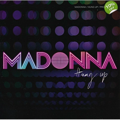 Madonna Hung Up Promo CD Single U.S. Madonna Hung Up Promo CD Single U.S.