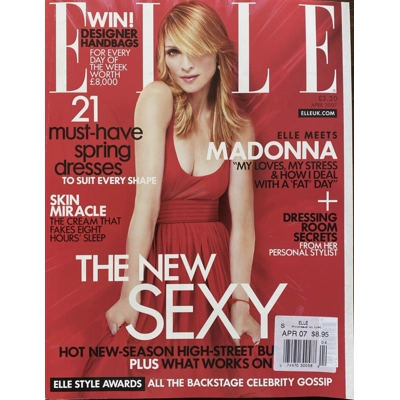 Madonna Elle Magazine U.K. 2007
