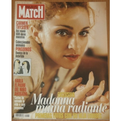 Madonna Paris Match Magazine 1998