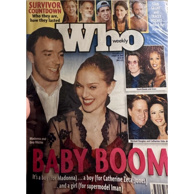 Madonna Who Weekly Magazine 2000