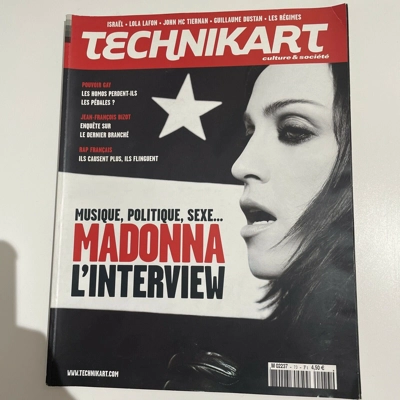 Madonna Technikart Magazine June 2003 Madonna Technikart Magazine June 2003